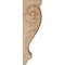 Ekena Millwork 8"W x 9"D x 30"H Large Jumbo Acanthus Wood Corbel, Maple CORW08X09X30ACMA - alternate 3